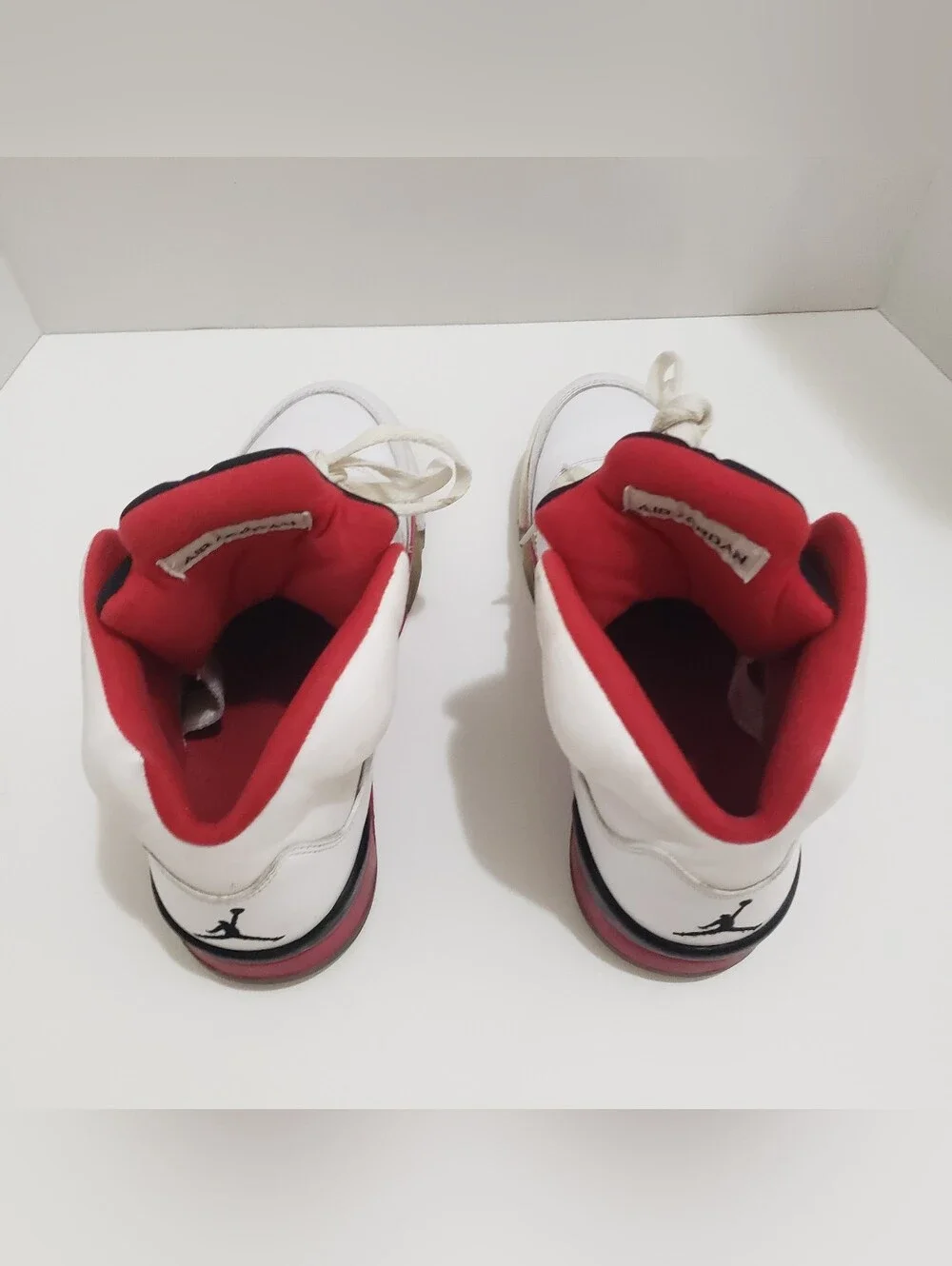 Nike Air Jordan 5 Retro Fire Red Black Tongue 2013 Men’s Size 8 136027-120